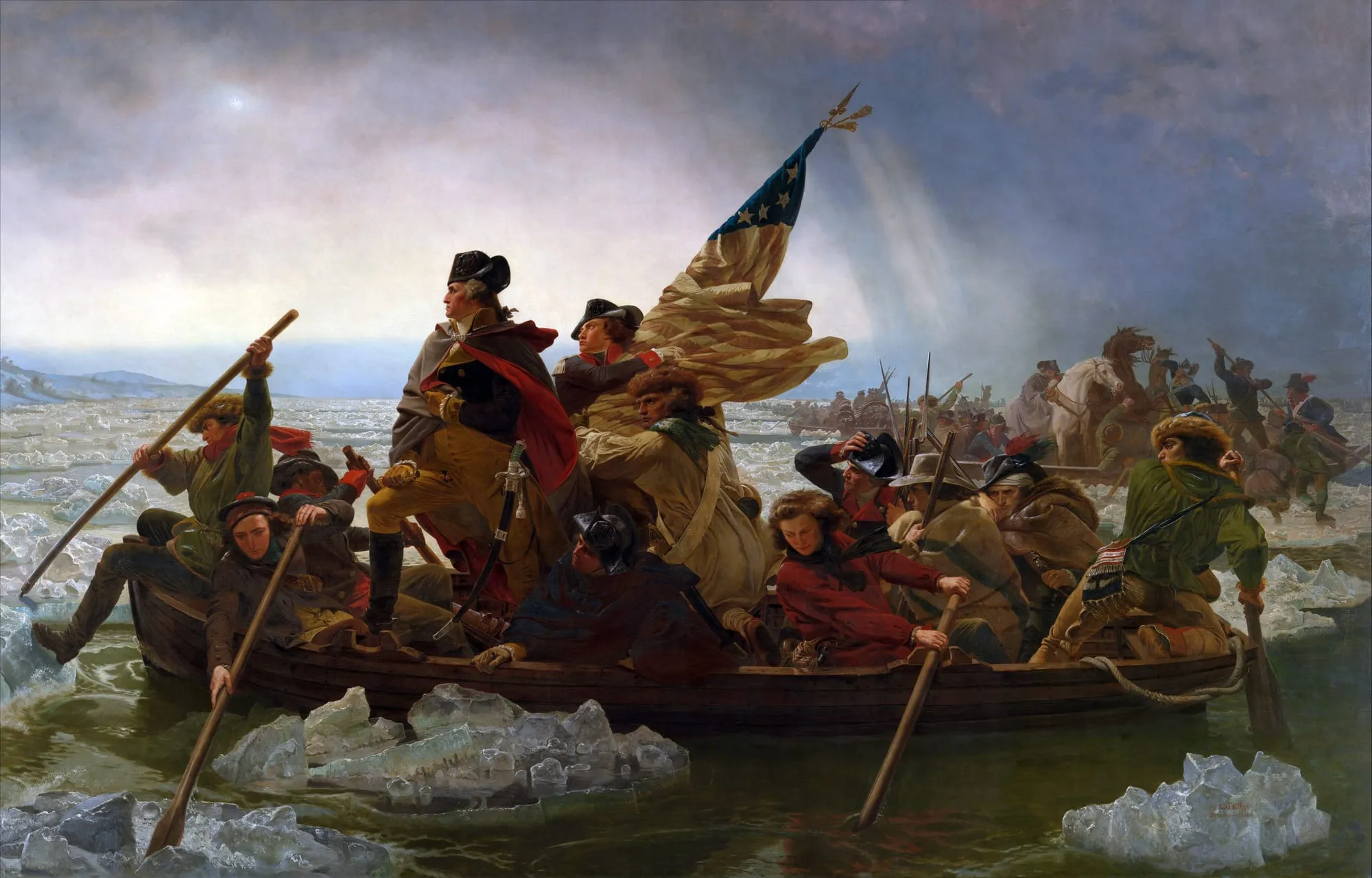 Americans crossing a river to avoid paying taxes. Some traditions never change.
